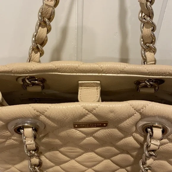 Kate Spade ♠️ New York SMALL Cream Gold Coast Goldcoast Maryanne Handbag - EUC - Picture 8 of 15